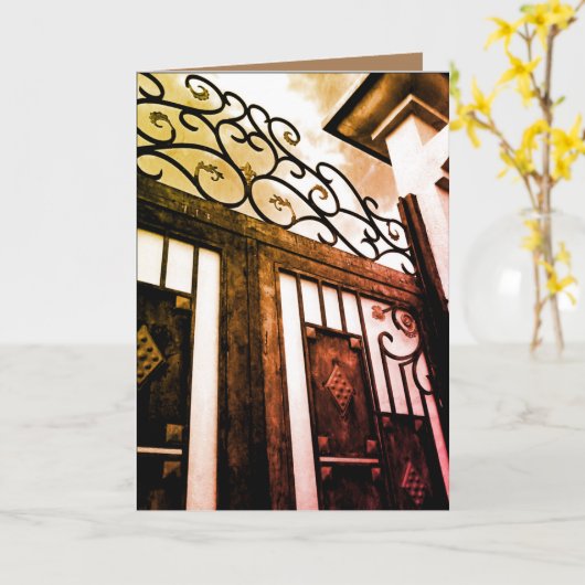 Cloudy Gate Kaart (Gele Bloem)