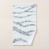 Cloudy Grey Zebra Eraser Scratch Art Bad Handdoek (Handdoek)