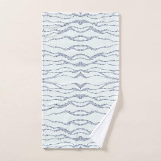 Cloudy Grey Zebra Eraser Scratch Art Bad Handdoek (Handdoek)