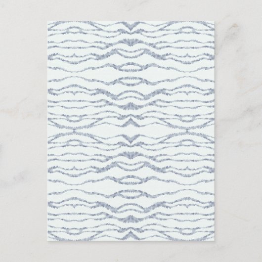 Cloudy Grey Zebra Eraser Scratch Art Briefkaart (Voorkant)