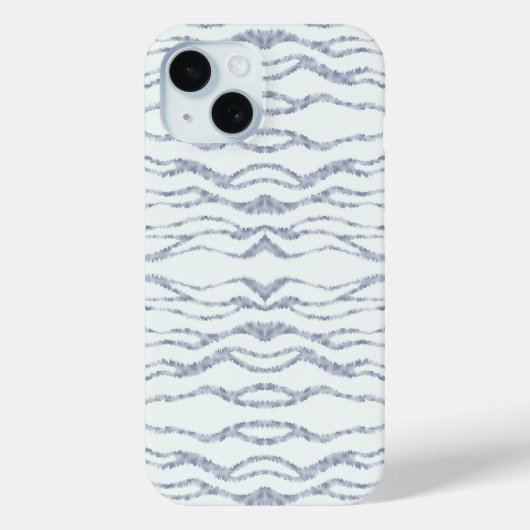 Cloudy Grey Zebra Eraser Scratch Art Case-Mate iPhone Case (Achterkant)