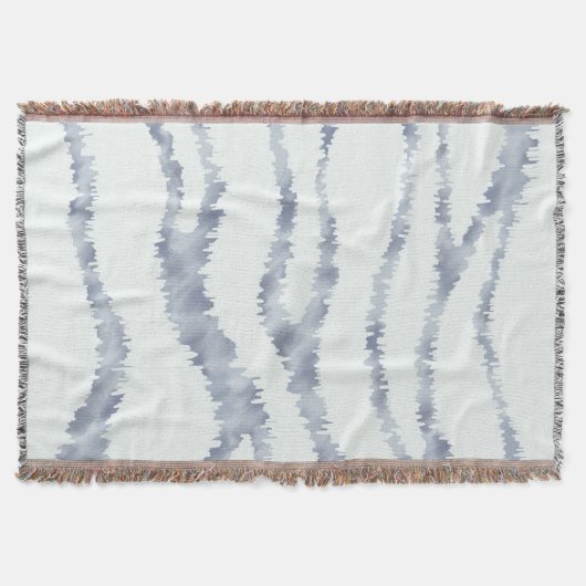 Cloudy Grey Zebra Eraser Scratch Art Deken (Voorkant)