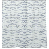 Cloudy Grey Zebra Eraser Scratch Art Douchegordijn (Voorkant)