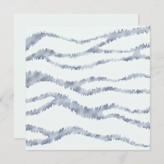 Cloudy Grey Zebra Eraser Scratch Art Kaart (Voorkant / Achterkant)