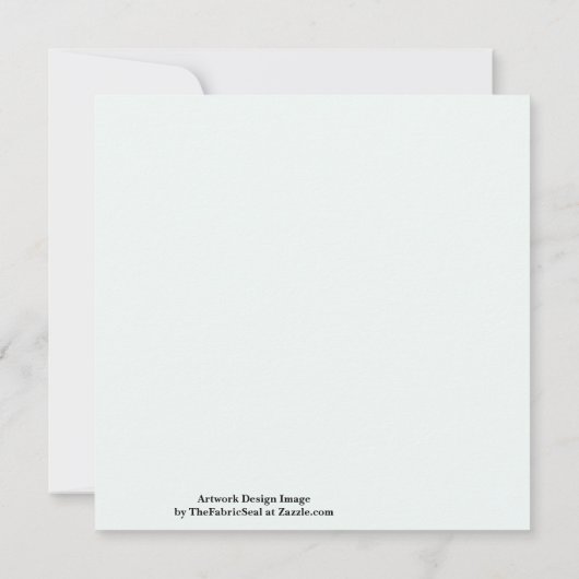 Cloudy Grey Zebra Eraser Scratch Art Kaart (Achterkant)