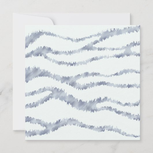 Cloudy Grey Zebra Eraser Scratch Art Kaart (Voorkant)