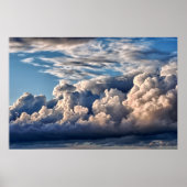 Cloudy Italy Sky - Stormy bijna Poster (Voorkant)