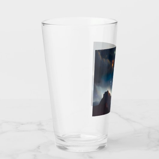 Cloudy Landscape Glas (Rechts)