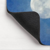 Cloudy Moon Painting Muismat (Hoek)