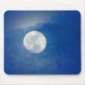 Cloudy Moon Painting Muismat (Voorkant)