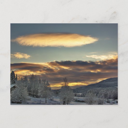 Cloudy Mothership Briefkaart (Voorkant)