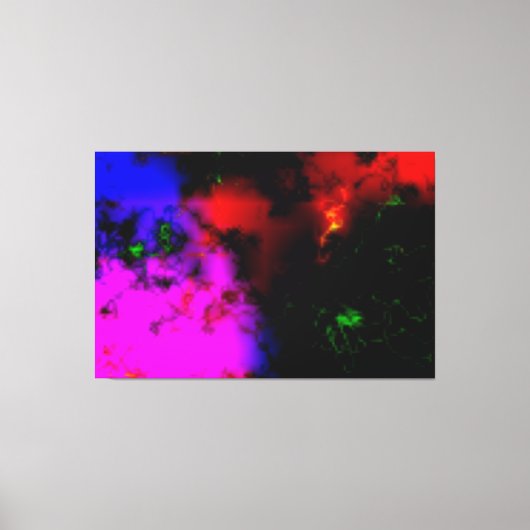 Cloudy Nebula Canvas Afdruk (Voorkant)