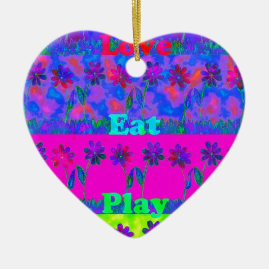 Cloudy Nice Day Better Night.png Keramisch Ornament (Voorkant)