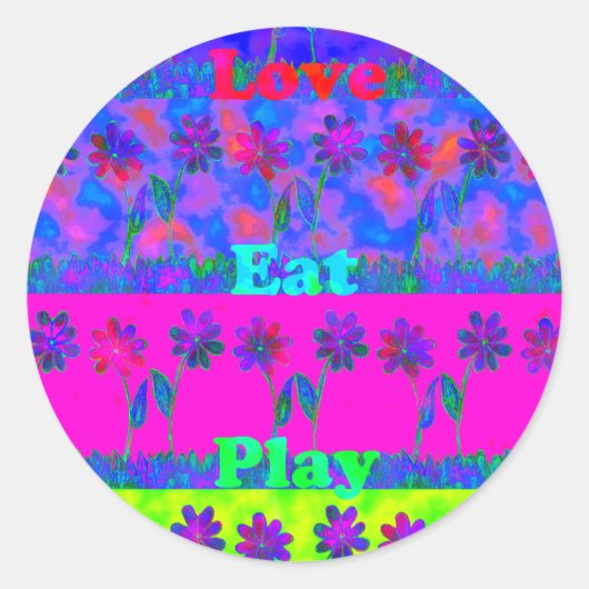 Cloudy Nice Day Better Night.png Ronde Sticker (Voorkant)