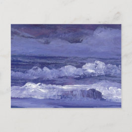 Cloudy Night Zee - CricketDiane Ocean Art Briefkaart