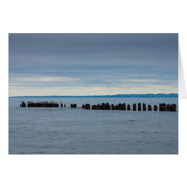 Cloudy op Whitefish Bay (Voorkant Horizontaal)
