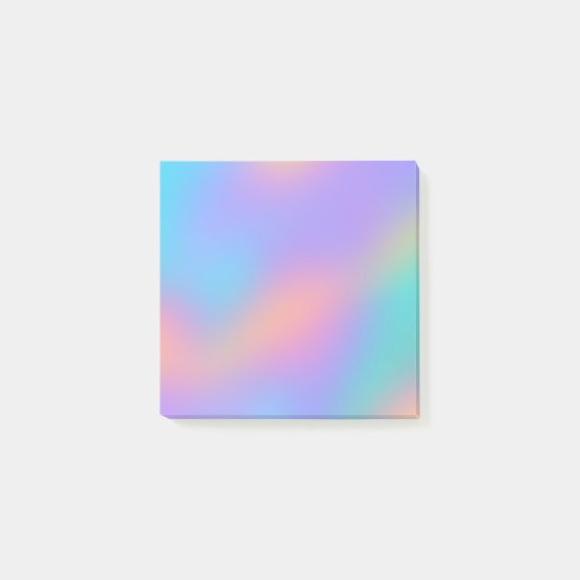 Cloudy Pastel Rainbow Post-it® Notes (Voorkant)