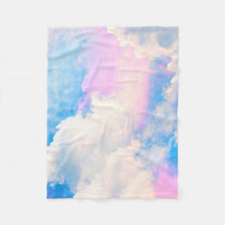Cloudy Pastel Sky 1 Fleece Deken