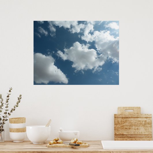 Cloudy Poster (Keuken)