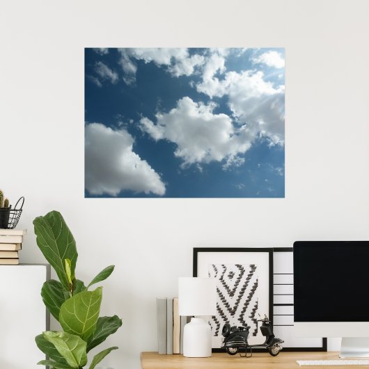 Cloudy Poster (Thuiskantoor)