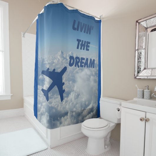 Cloudy Showers Douchegordijn (In situ)