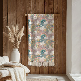 Cloudy Skies Blanket Pastel Sherpa for Sweet Kids Sherpa Deken