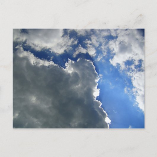 Cloudy Skies Briefkaart (Voorkant)