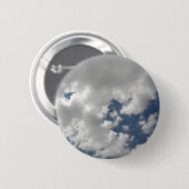 Cloudy Skies-Button Ronde Button 5,7 Cm (Voorkant /achterkant)