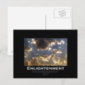 Cloudy Skies Inspirerend Briefkaart (Voorkant / Achterkant)