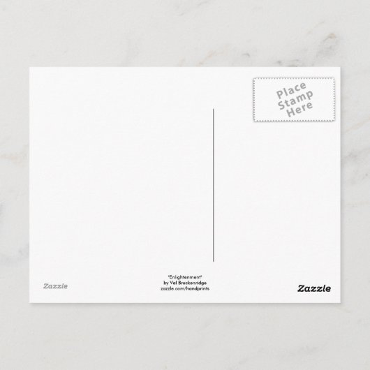 Cloudy Skies Inspirerend Briefkaart (Achterkant)