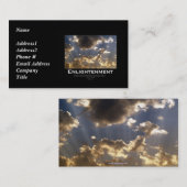 Cloudy Skies Inspirerend Visitekaartjes (Voorkant / Achterkant)