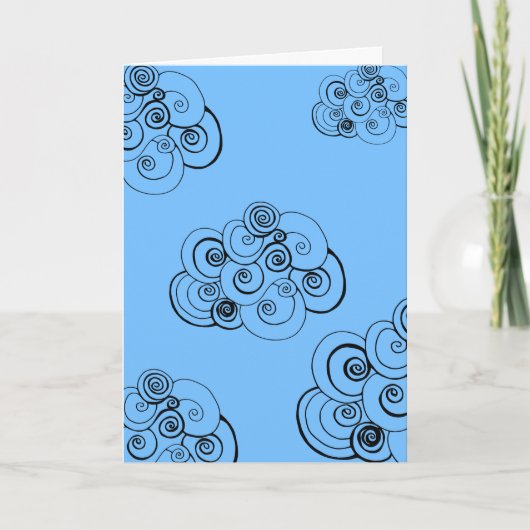 Cloudy Skies Kaart (Voorkant)