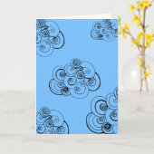 Cloudy Skies Kaart (Gele Bloem)