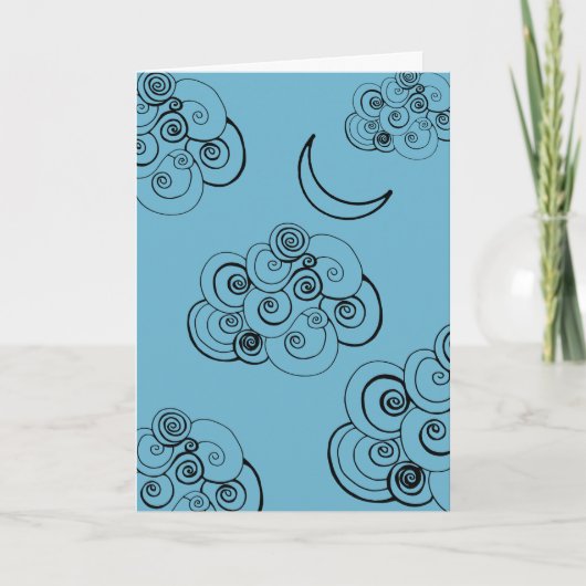 Cloudy Skies Kaart (Voorkant)