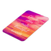 Cloudy Skies maken prachtige Zonsondergangen Magneet (Linkerzijde)