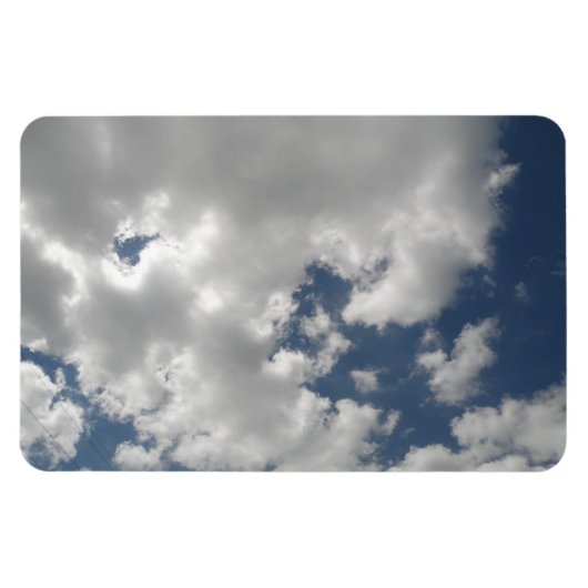 Cloudy Skies Premium Magnet Magneet (Horizontaal)