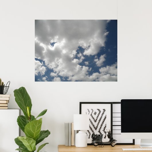 Cloudy Skies Print (Thuiskantoor)