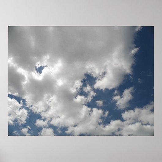 Cloudy Skies Print (Voorkant)