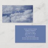 Cloudy Skies Visitekaartje (Voorkant / Achterkant)