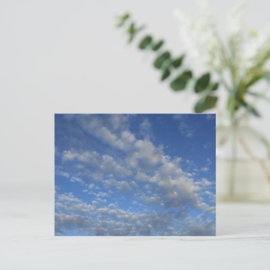 Cloudy sky briefkaart (Staand voorkant)