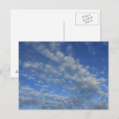 Cloudy sky briefkaart (Voorkant / Achterkant)