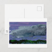 Cloudy sky briefkaart (Voorkant / Achterkant)