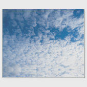 Cloudy sky cadeaupapier (Vlak)