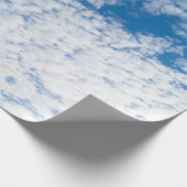 Cloudy sky cadeaupapier (Hoek)
