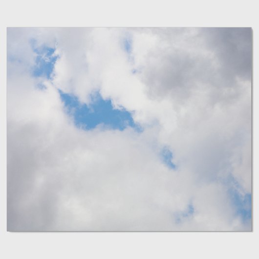 Cloudy sky cadeaupapier (Vlak)