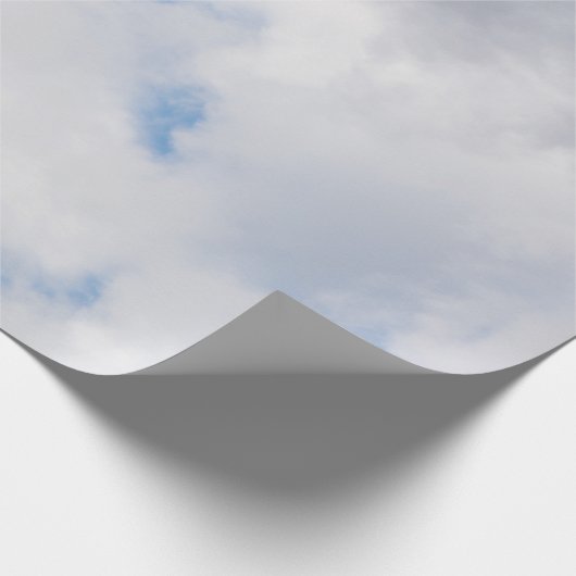 Cloudy sky cadeaupapier (Hoek)