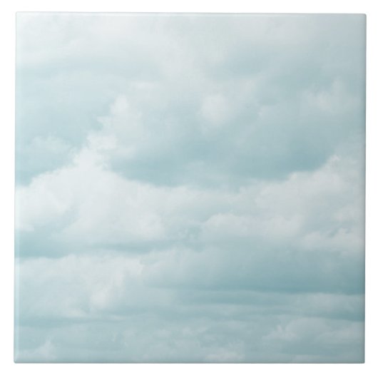 Cloudy sky Ceramic Tegel Tegeltje (Voorkant)