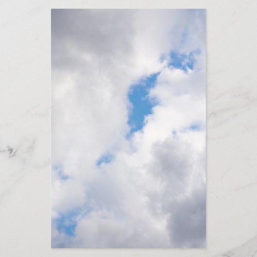 Cloudy sky flyer (Achterkant)