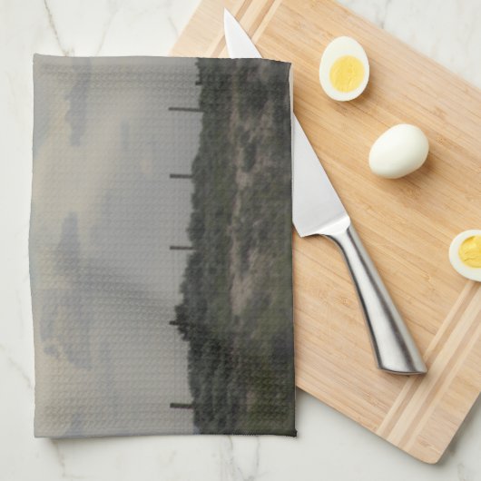 Cloudy Sky Kitchen Towel Theedoek (Quarter Fold)