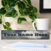 Cloudy Sky Name Bord Naambordje